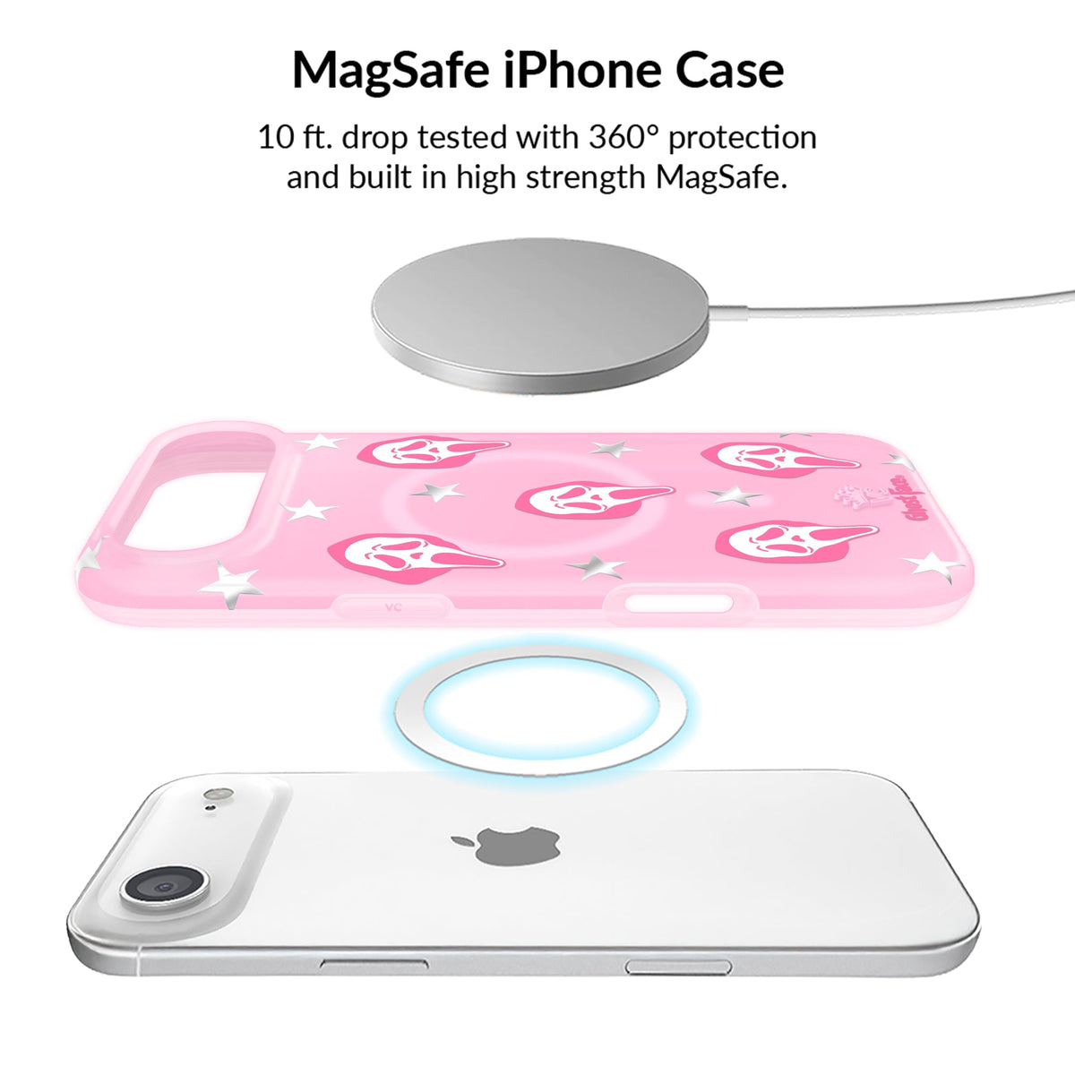 Ghost Face Call Me Pink iPhone Bundle Set