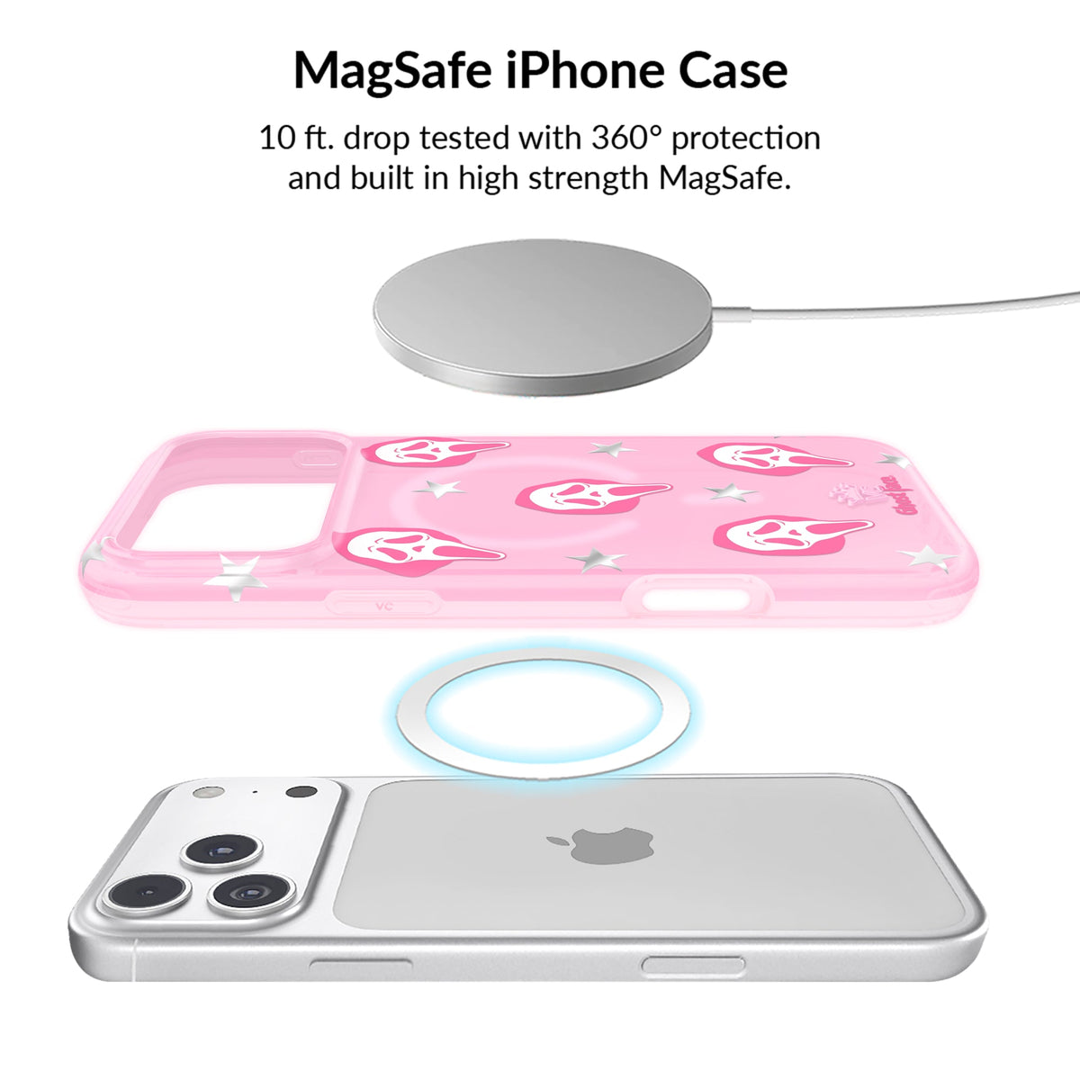 Ghost Face Call Me Pink iPhone Bundle Set