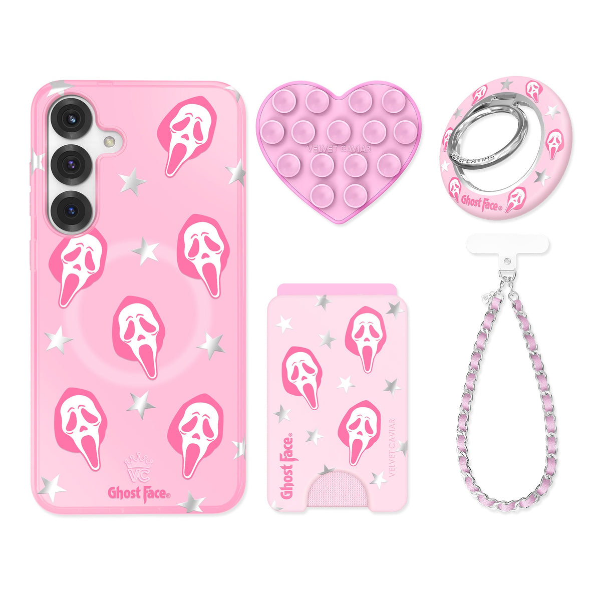 Ghost Face Call Me Pink Samsung Bundle Set