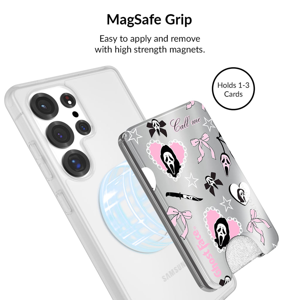 Ghost Face Goth Glitter Samsung Bundle Set