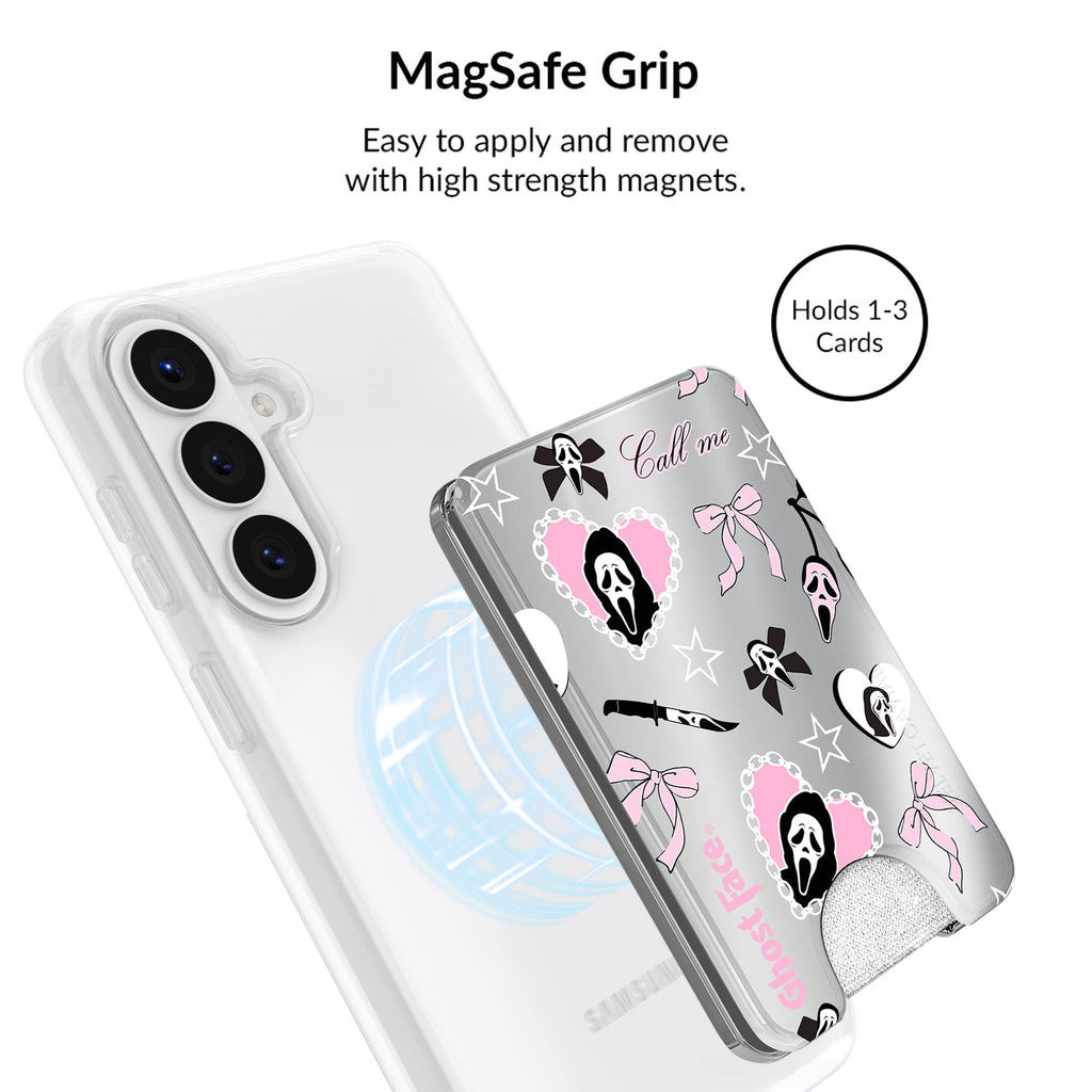 Ghost Face Goth Glitter Samsung Bundle Set