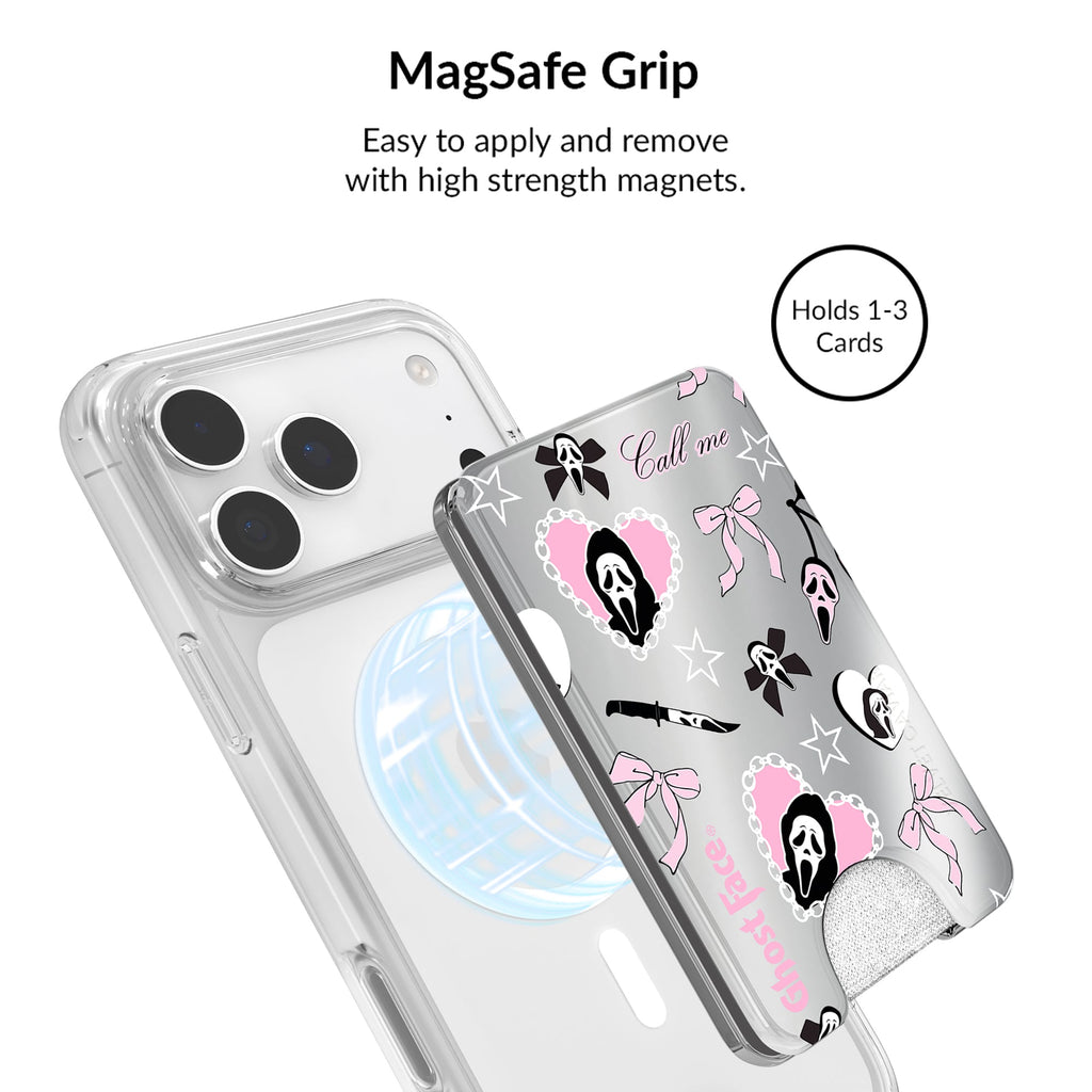 Ghost Face Goth Glitter iPhone Bundle Set