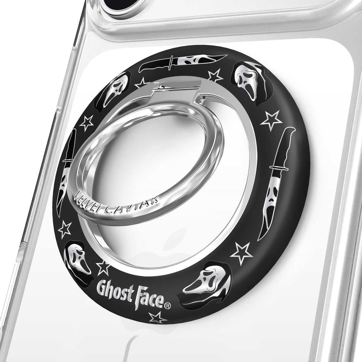 Ghost Face Killer Chrome MagSafe Grip Ring