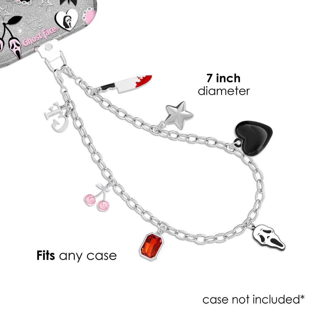 Ghost Face Phone Charm Bracelet