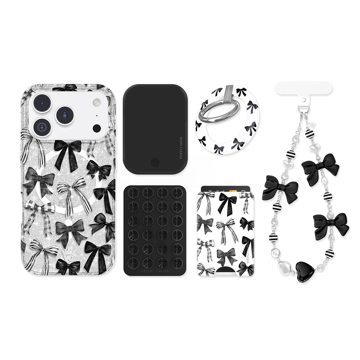 Gothic Bows iPhone Bundle Set