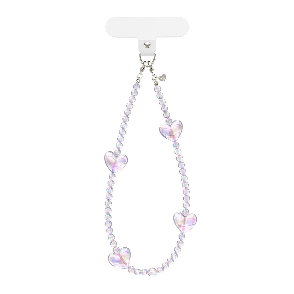 Holo Heart Phone Charm