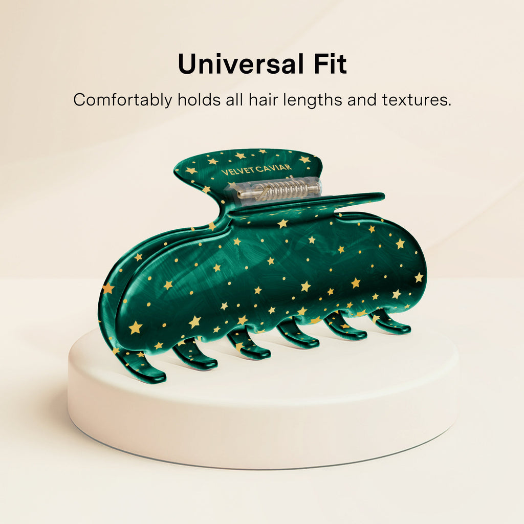 Evergreen Stars Hair Clip