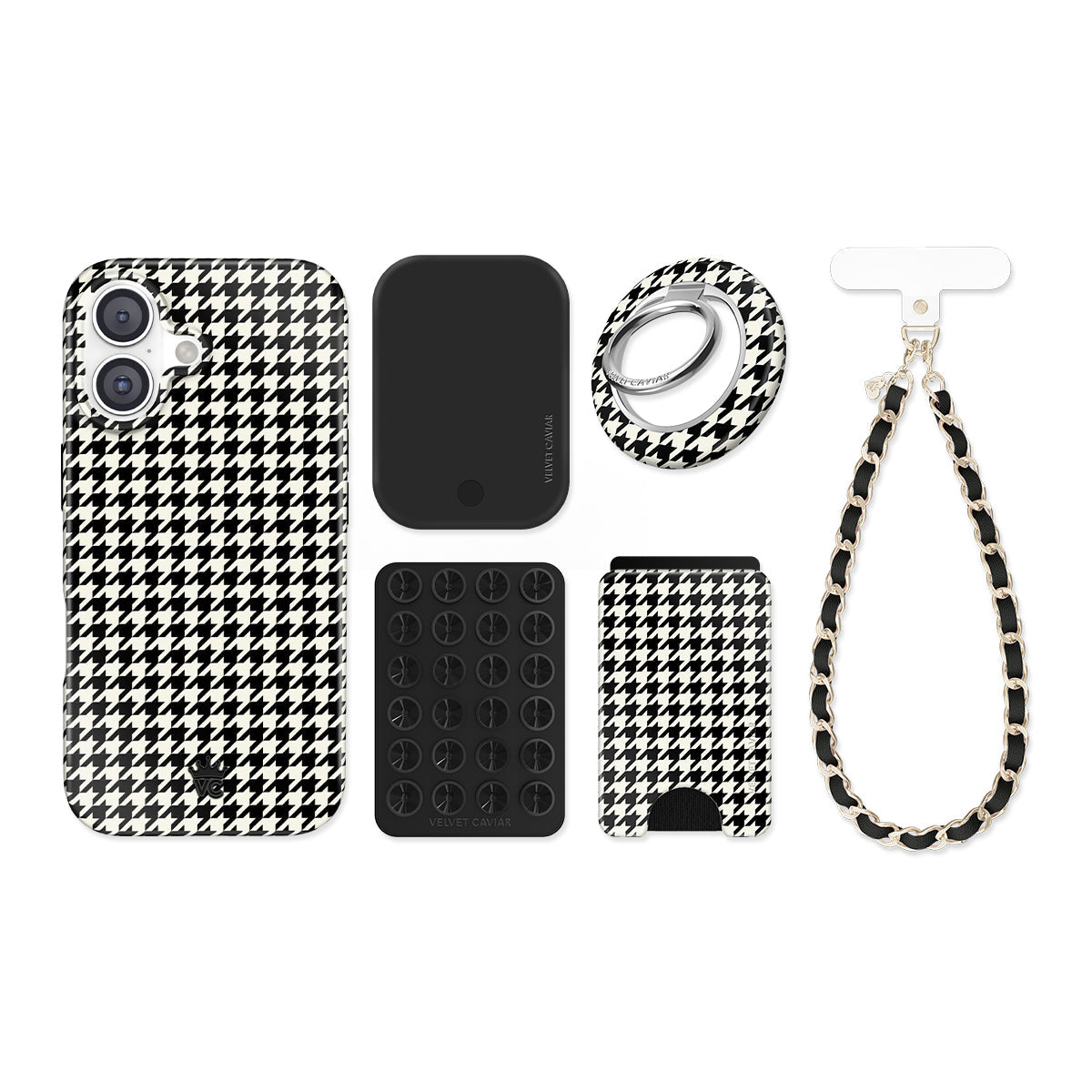 Houndstooth iPhone Bundle Set