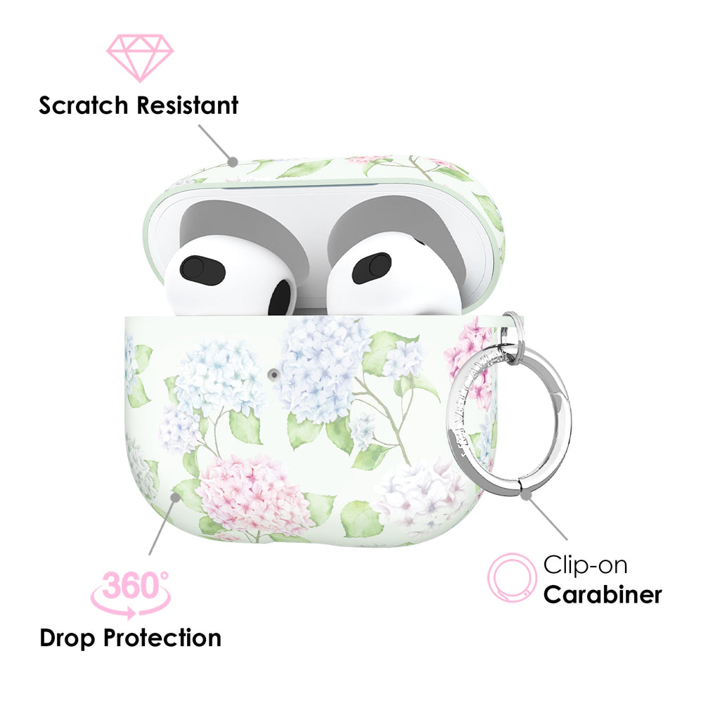 Hydrangea Floral AirPod Case
