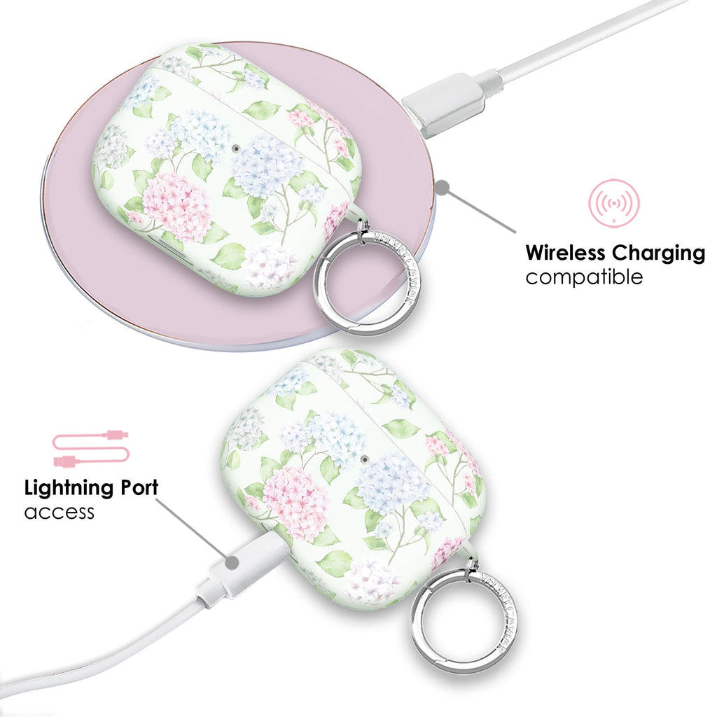 Hydrangea Floral AirPod Case