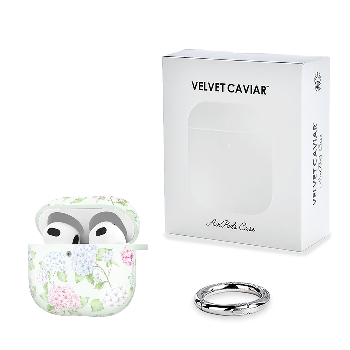 Hydrangea Floral AirPod Case