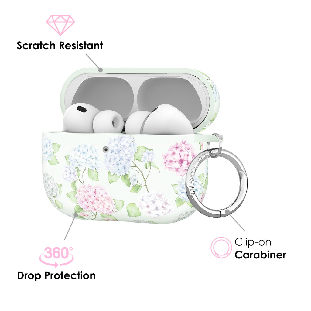 Hydrangea Floral AirPod Case