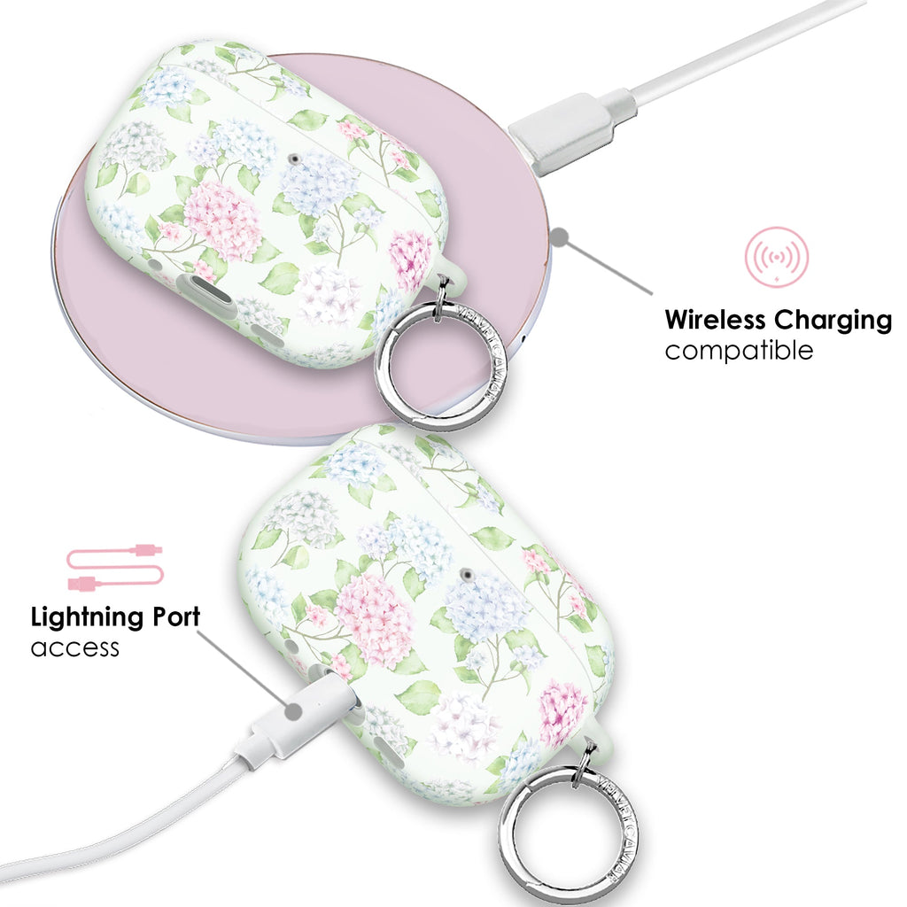 Hydrangea Floral AirPod Case