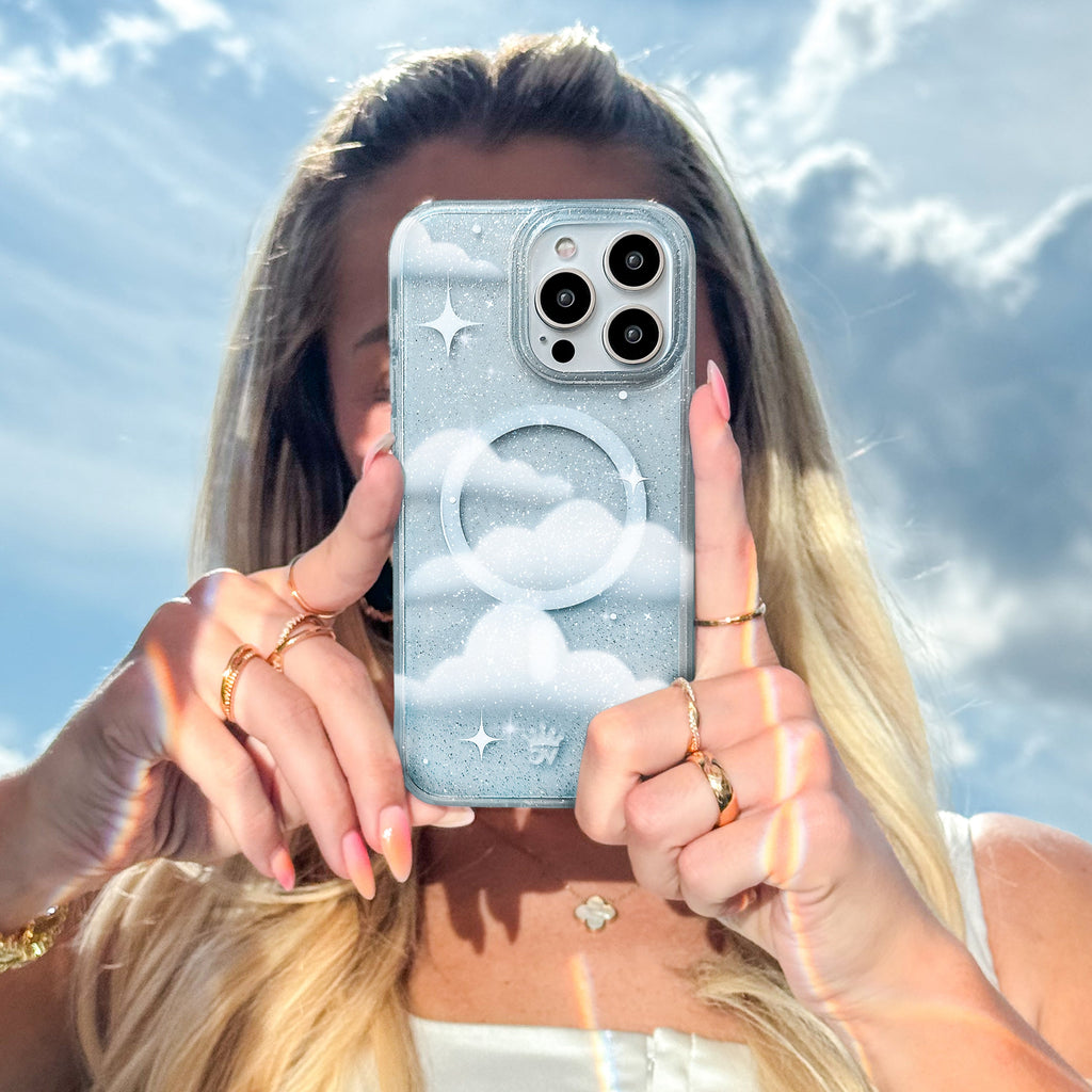 In the Clouds Stardust iPhone Case