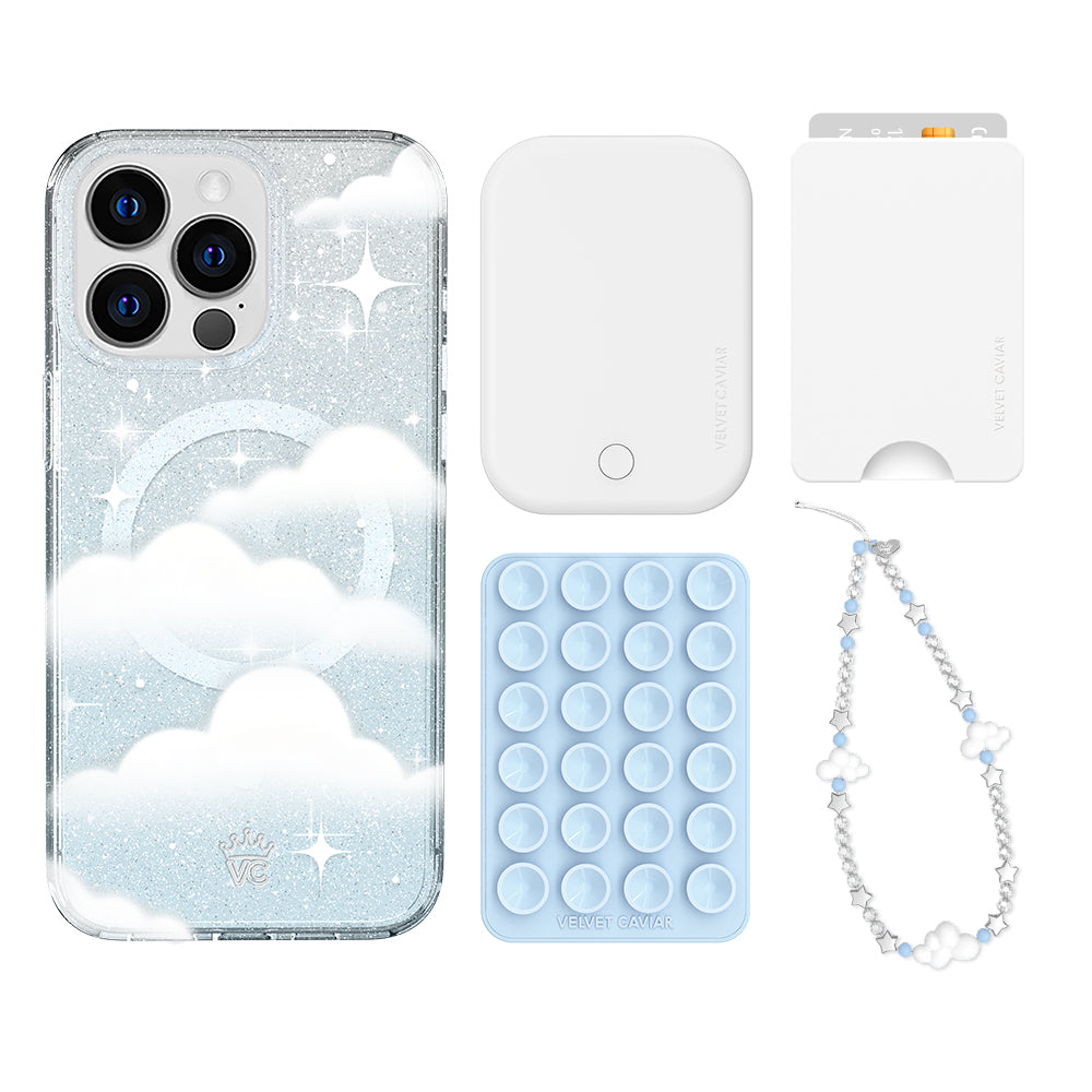 In The Clouds Stardust iPhone Bundle Set - Wallet