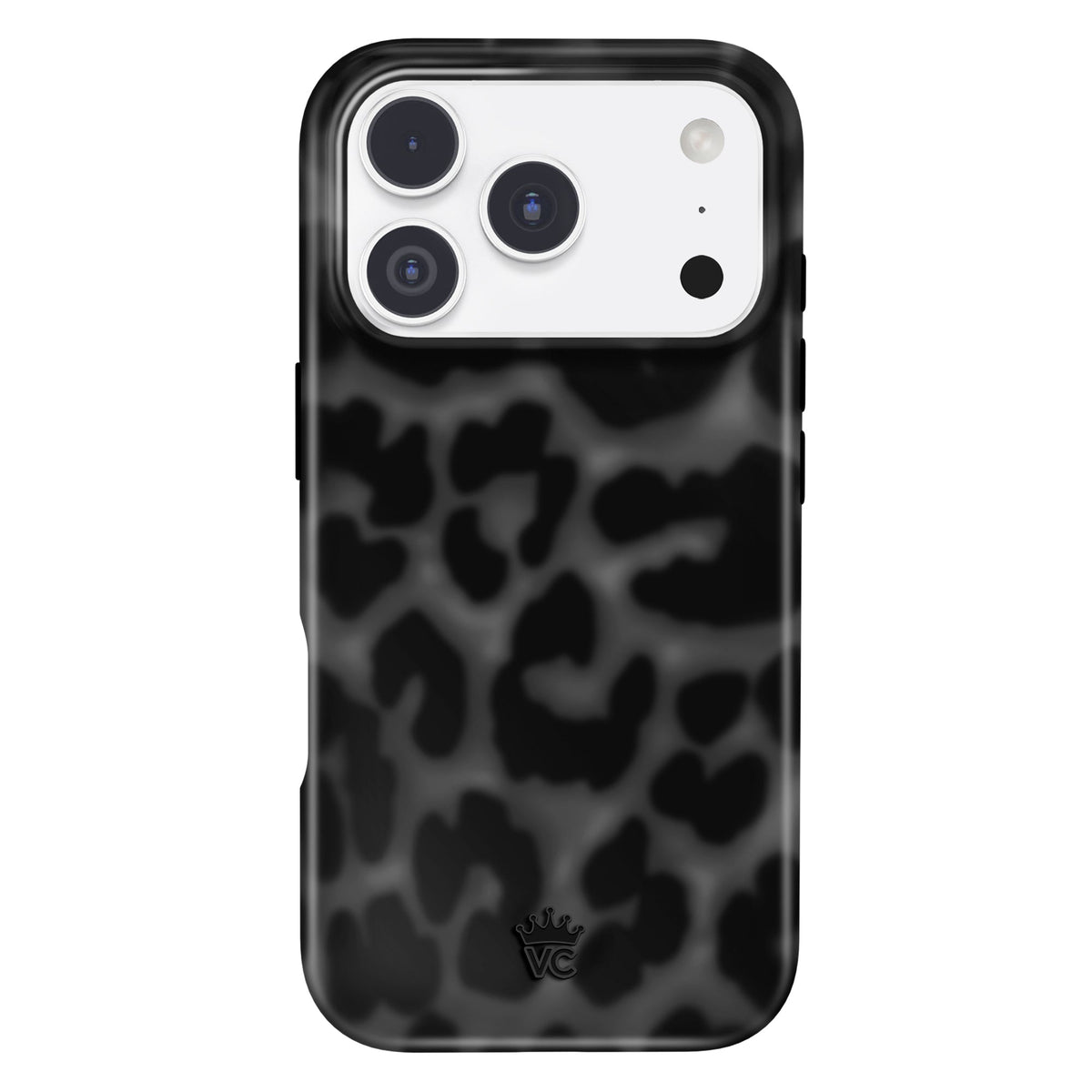 It Girl Black Leopard iPhone Case