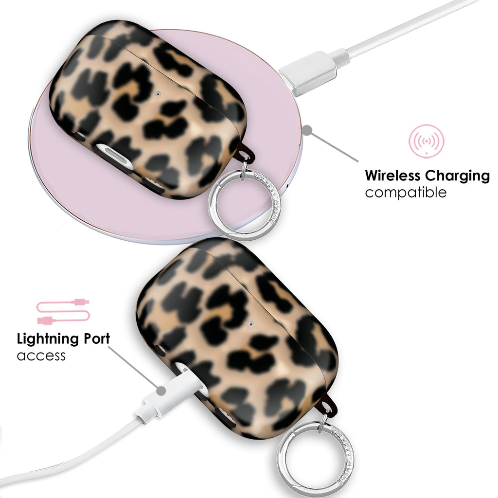 It Girl Blonde Leopard AirPod Case