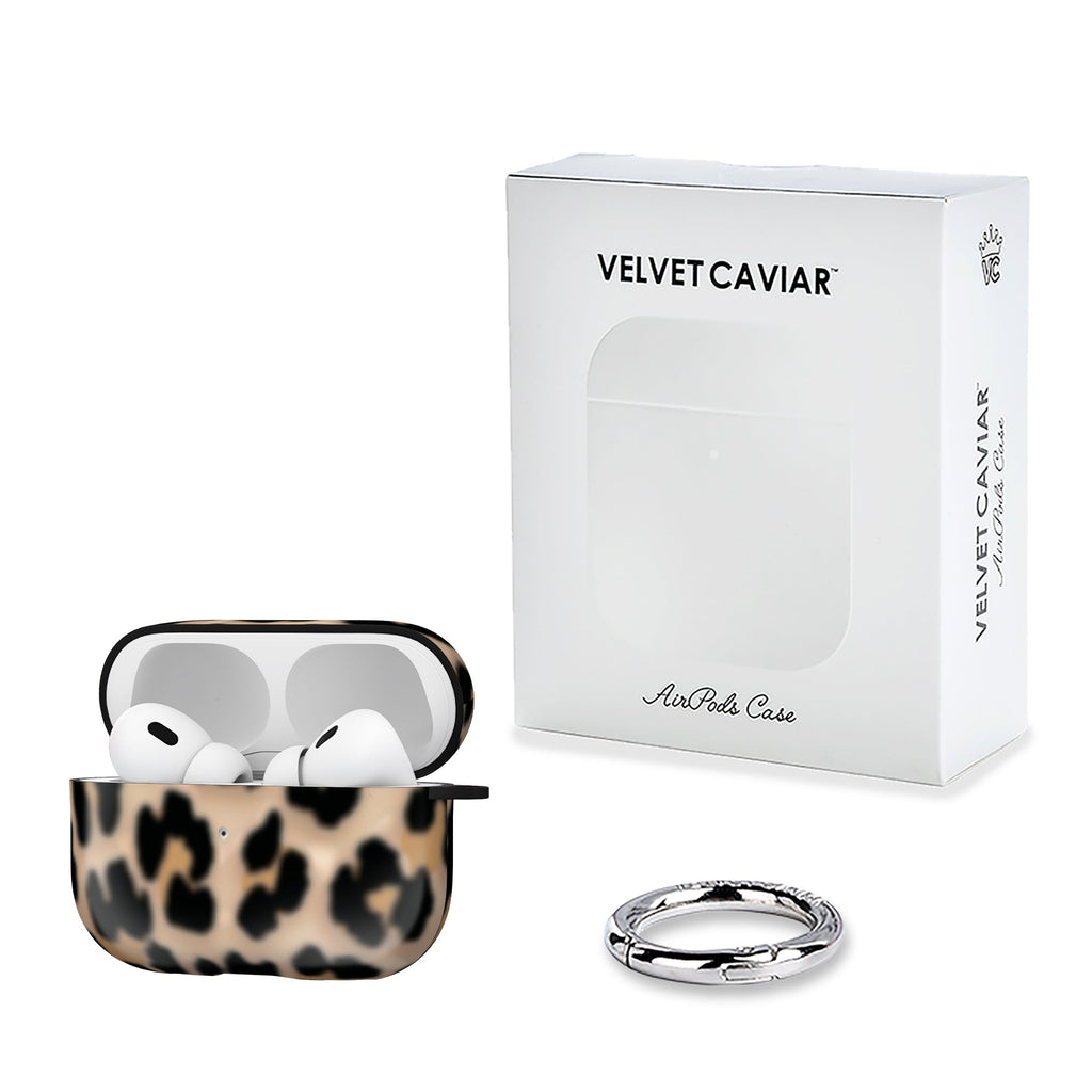 It Girl Blonde Leopard AirPod Case