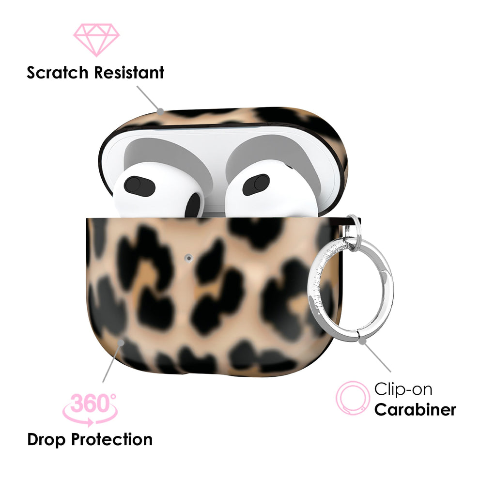 It Girl Blonde Leopard AirPod Case