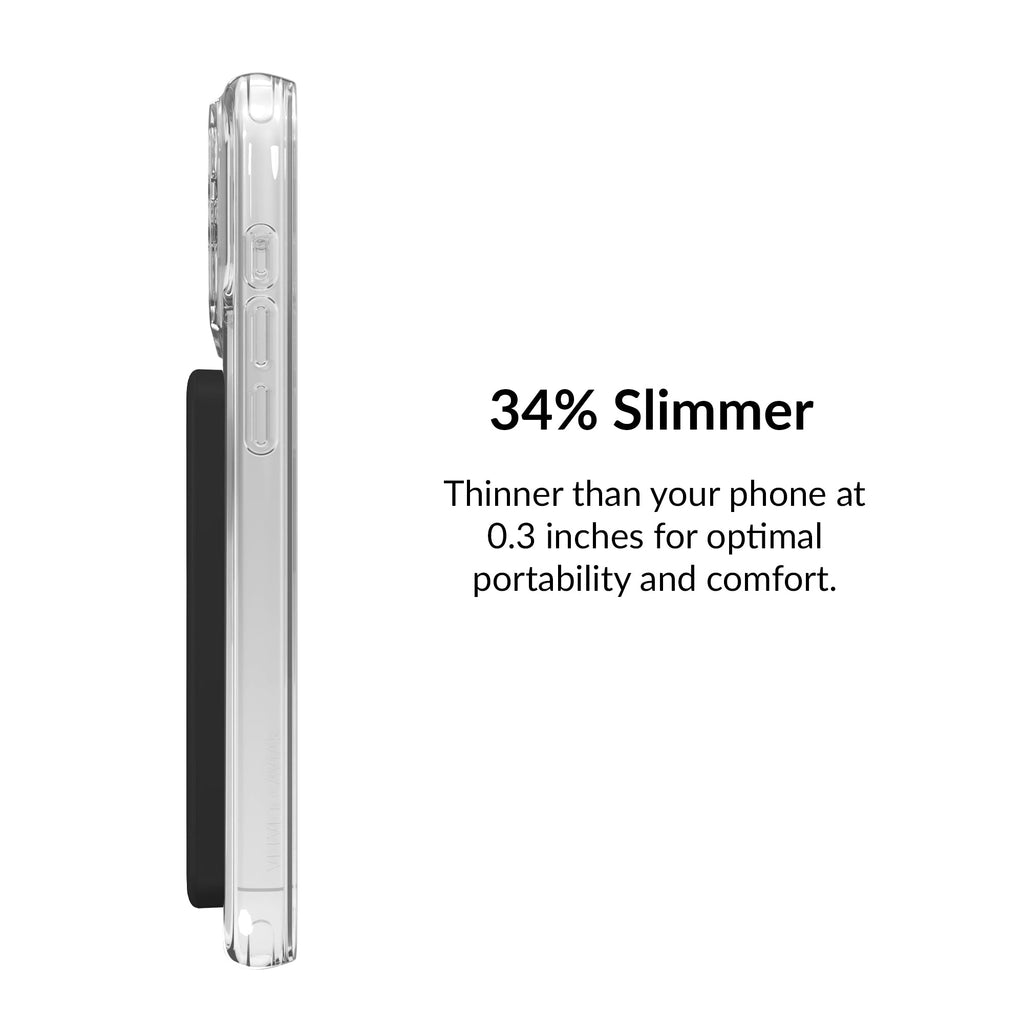 Black Slim Portable MagSafe Charger Power Pack