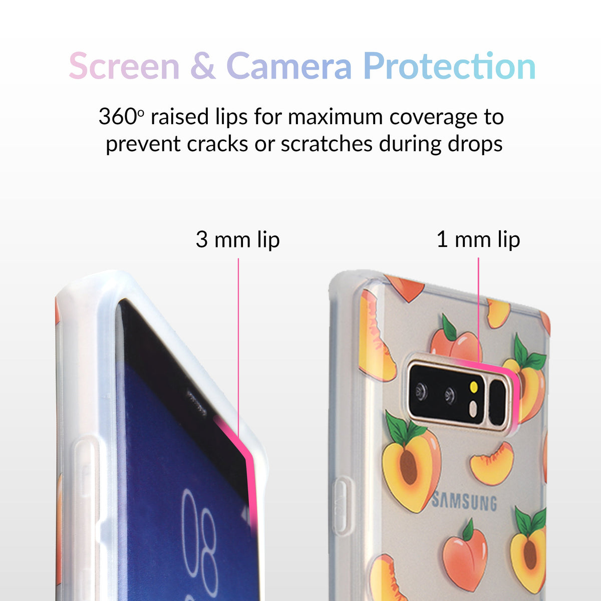 Just Peachy Samsung Clear Case