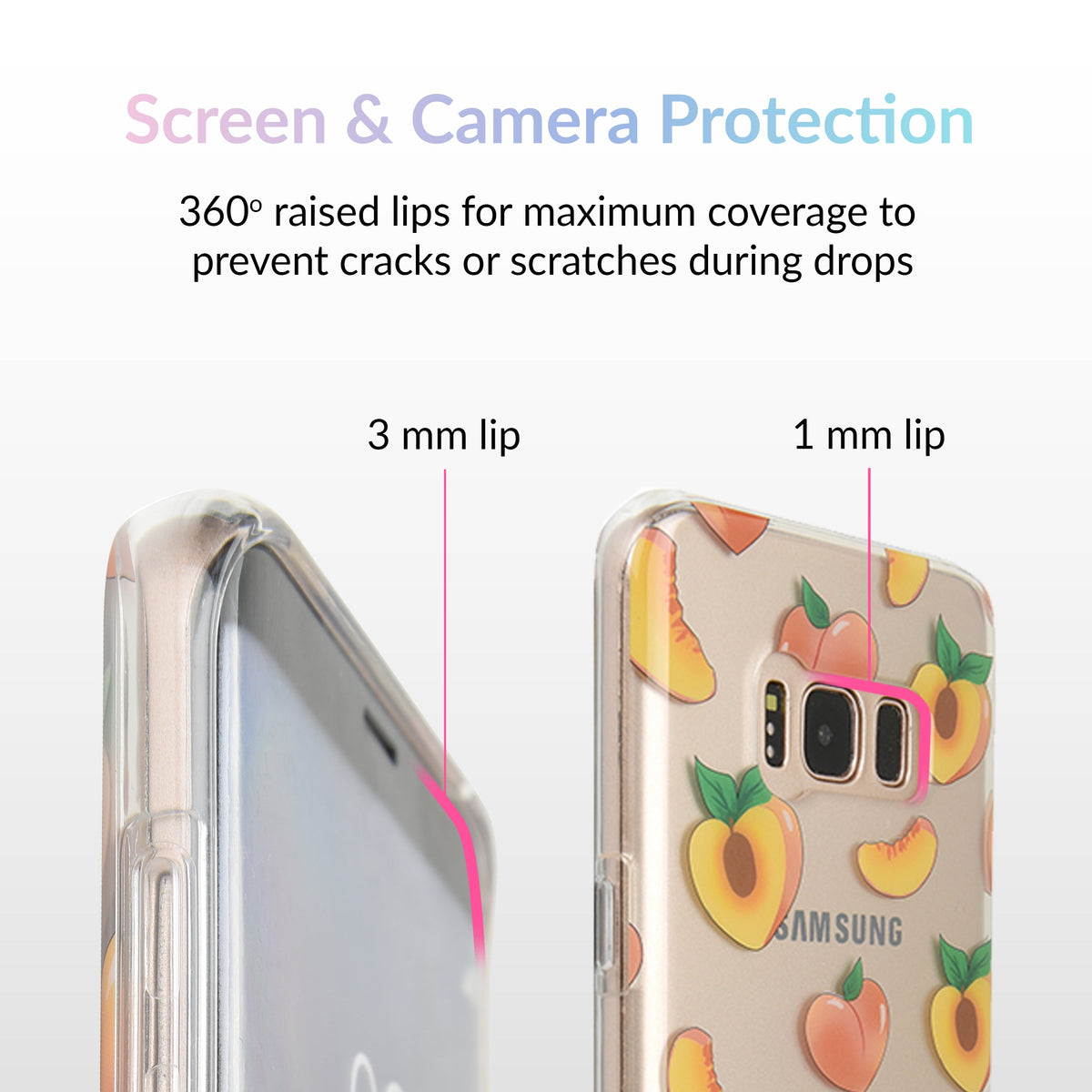 Just Peachy Samsung Clear Case