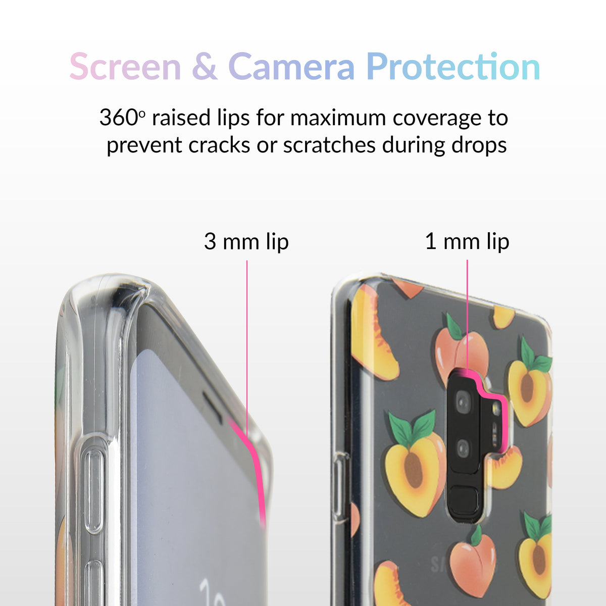 Just Peachy Samsung Clear Case