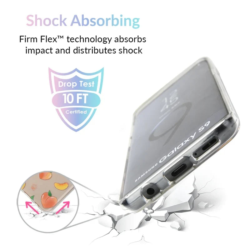 Just Peachy Samsung Clear Case
