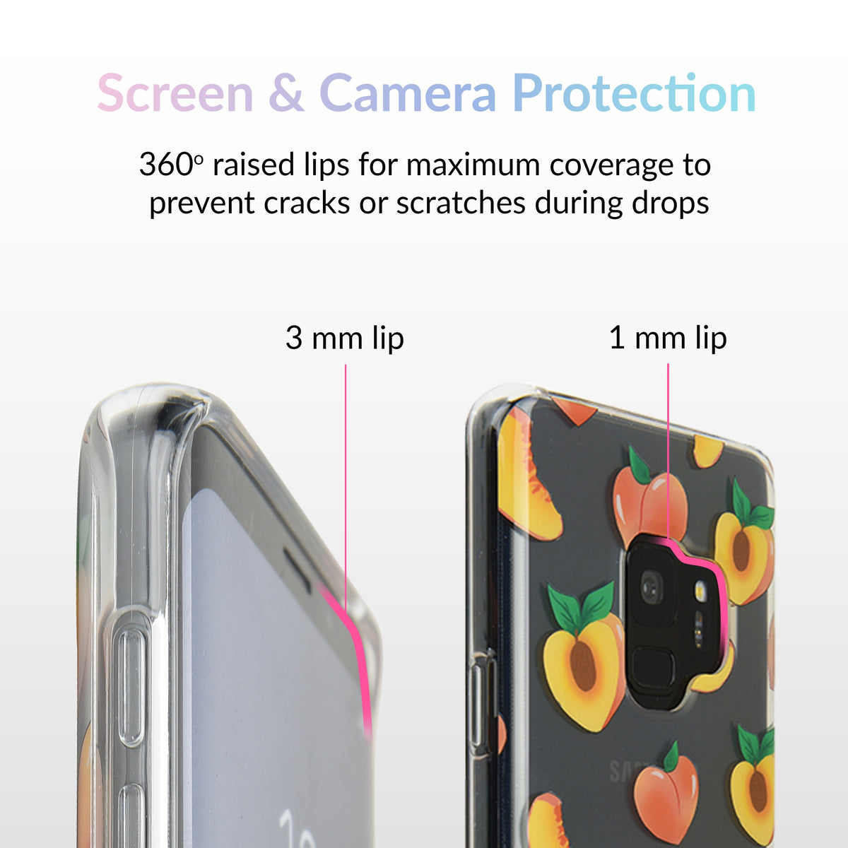 Just Peachy Samsung Clear Case