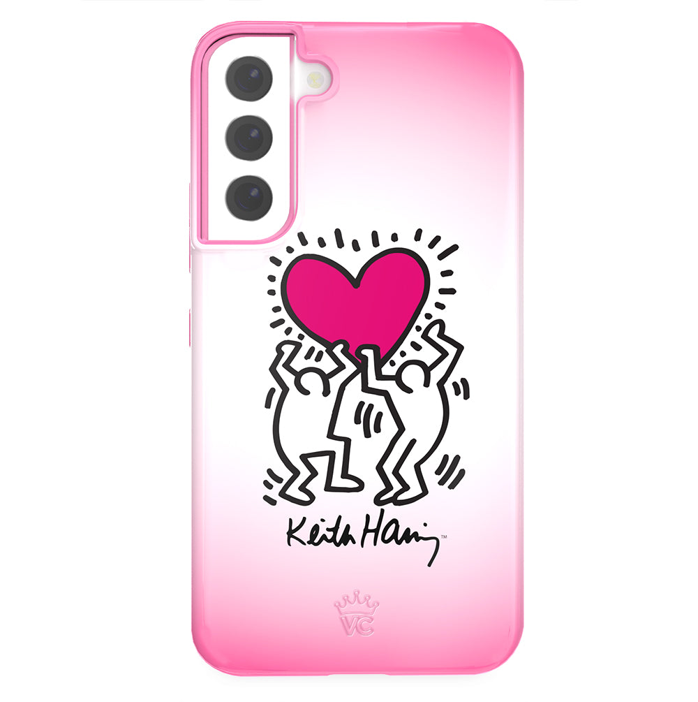Keith Haring Pink Heart Samsung Case