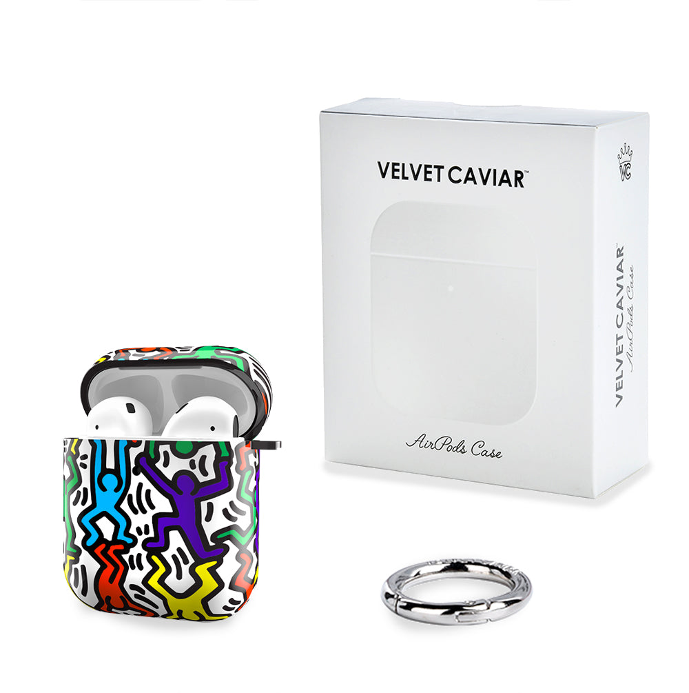 Keith Haring Rainbow Dancers AirPod Case