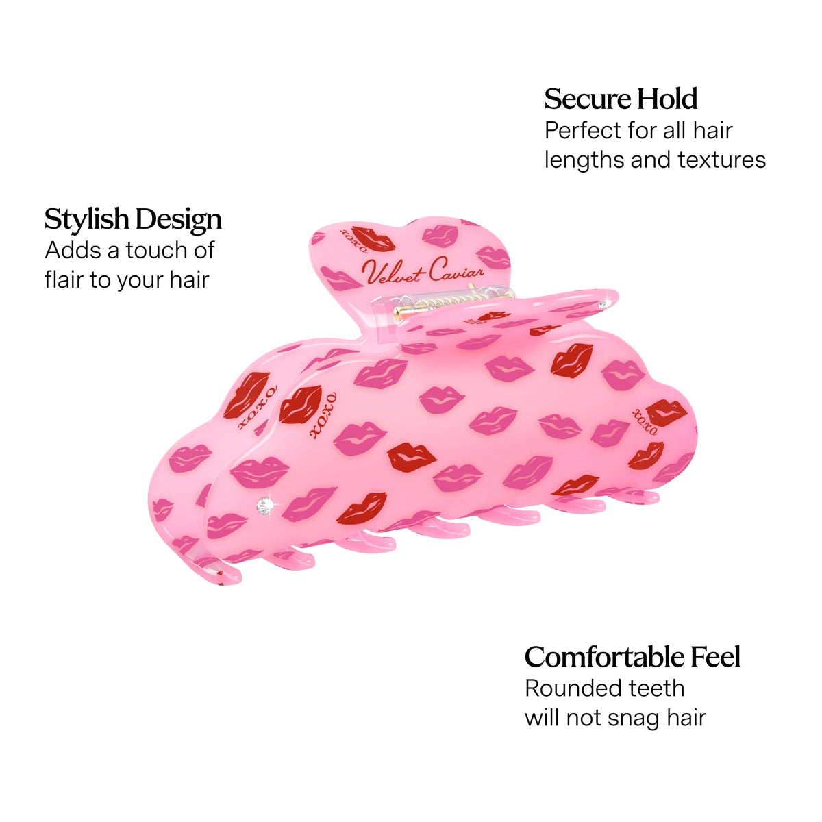 Crystal & Polkadot Hair Clip Bundle