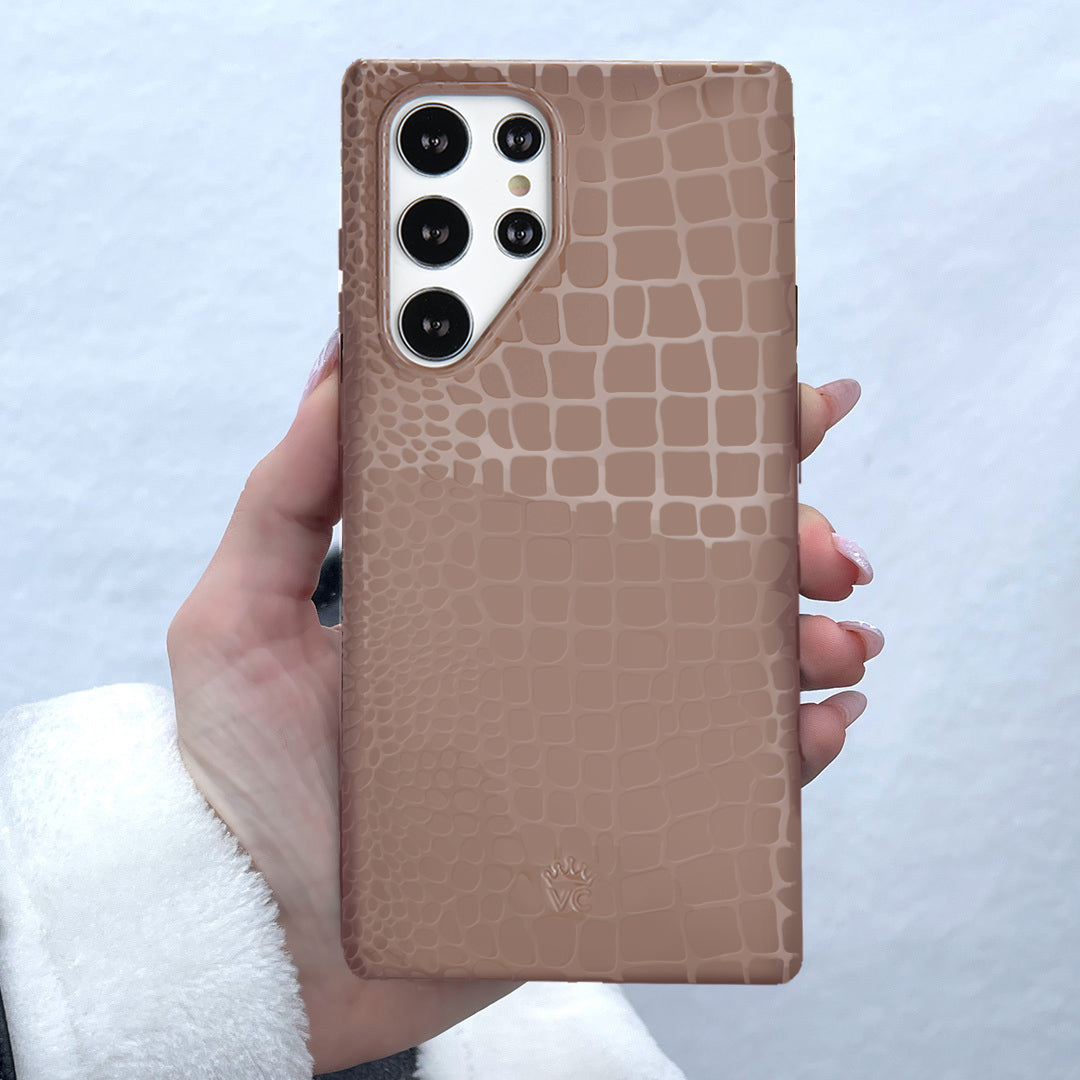 Khaki Croc Samsung Case