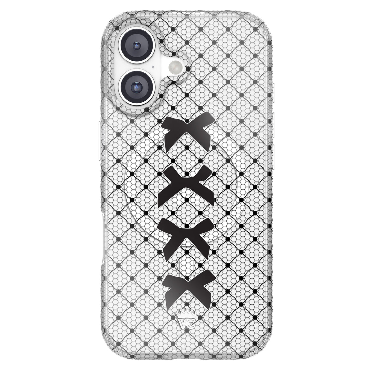 Lacy Black Bows iPhone Case