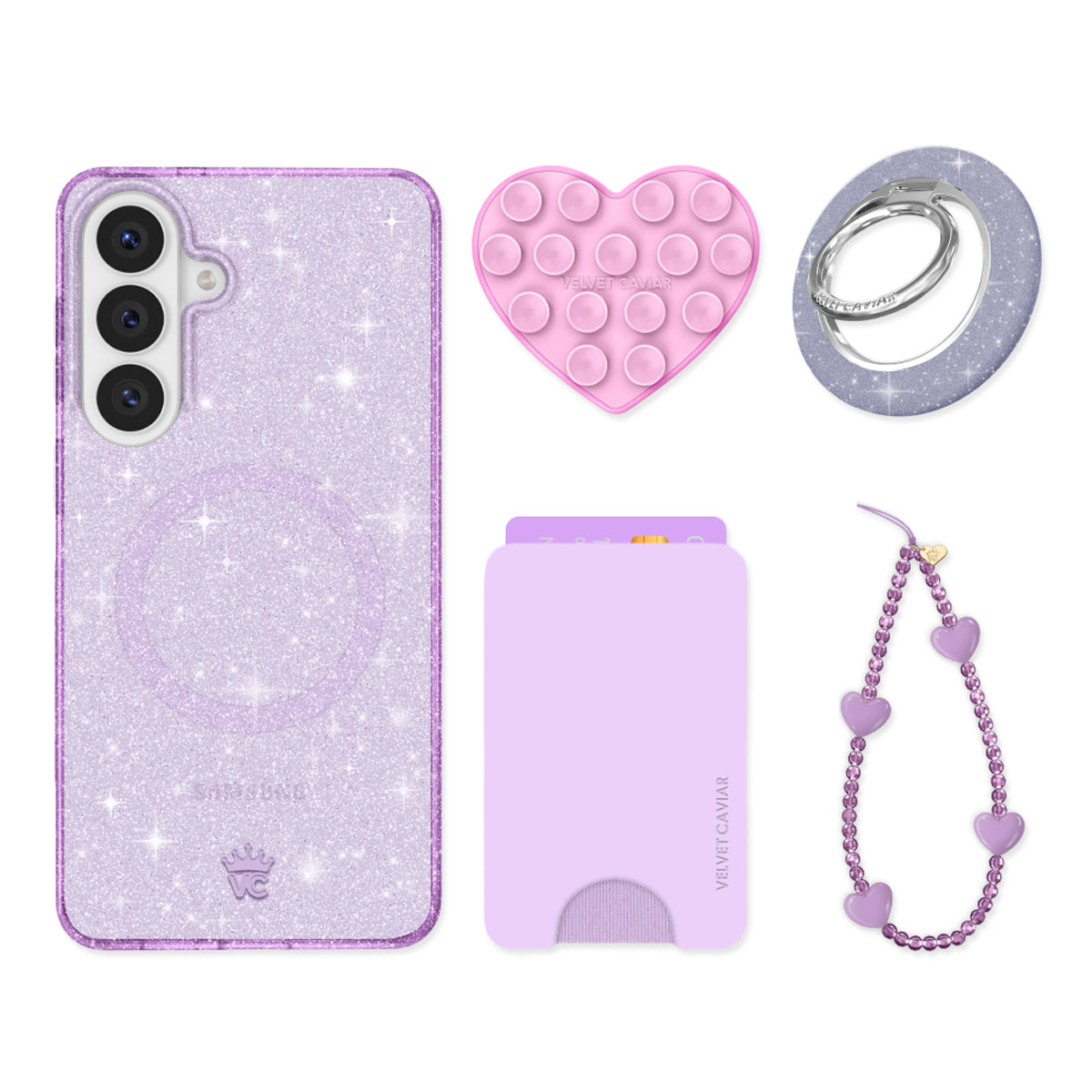 Lilac Stardust Samsung Bundle Set