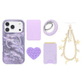 Lilac Celestial Stars iPhone Bundle Set