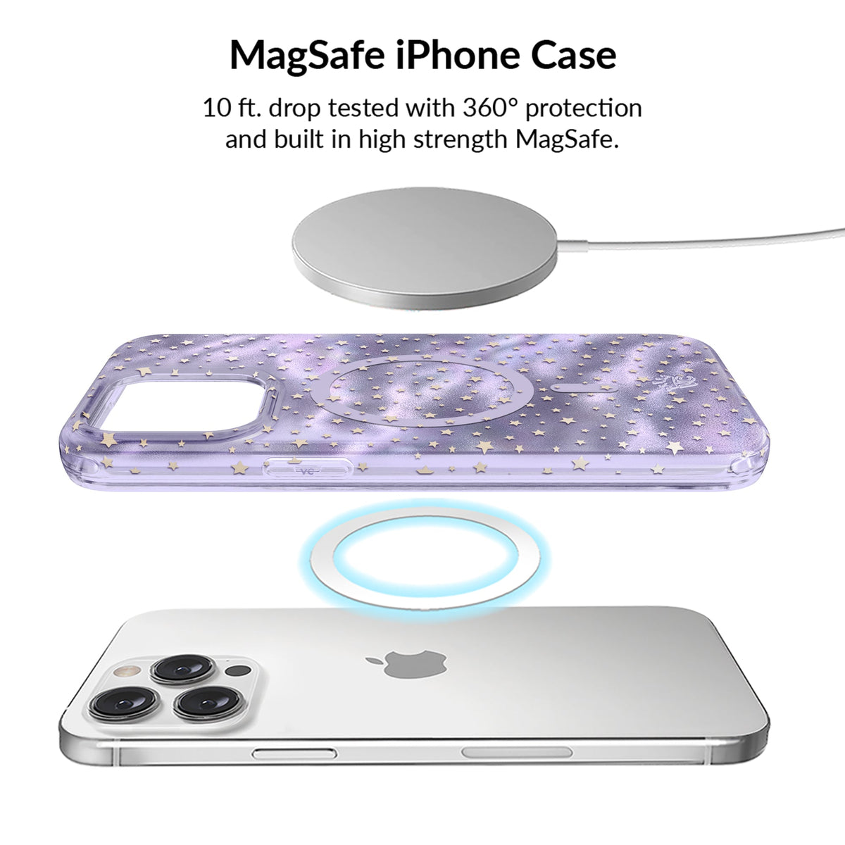 Lilac Celestial Stars iPhone Bundle Set