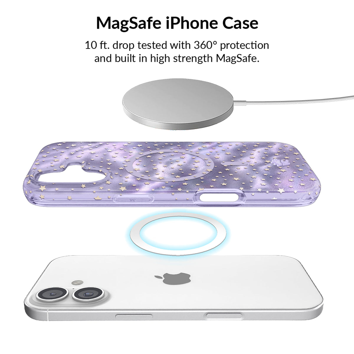 Lilac Celestial Stars iPhone Bundle Set