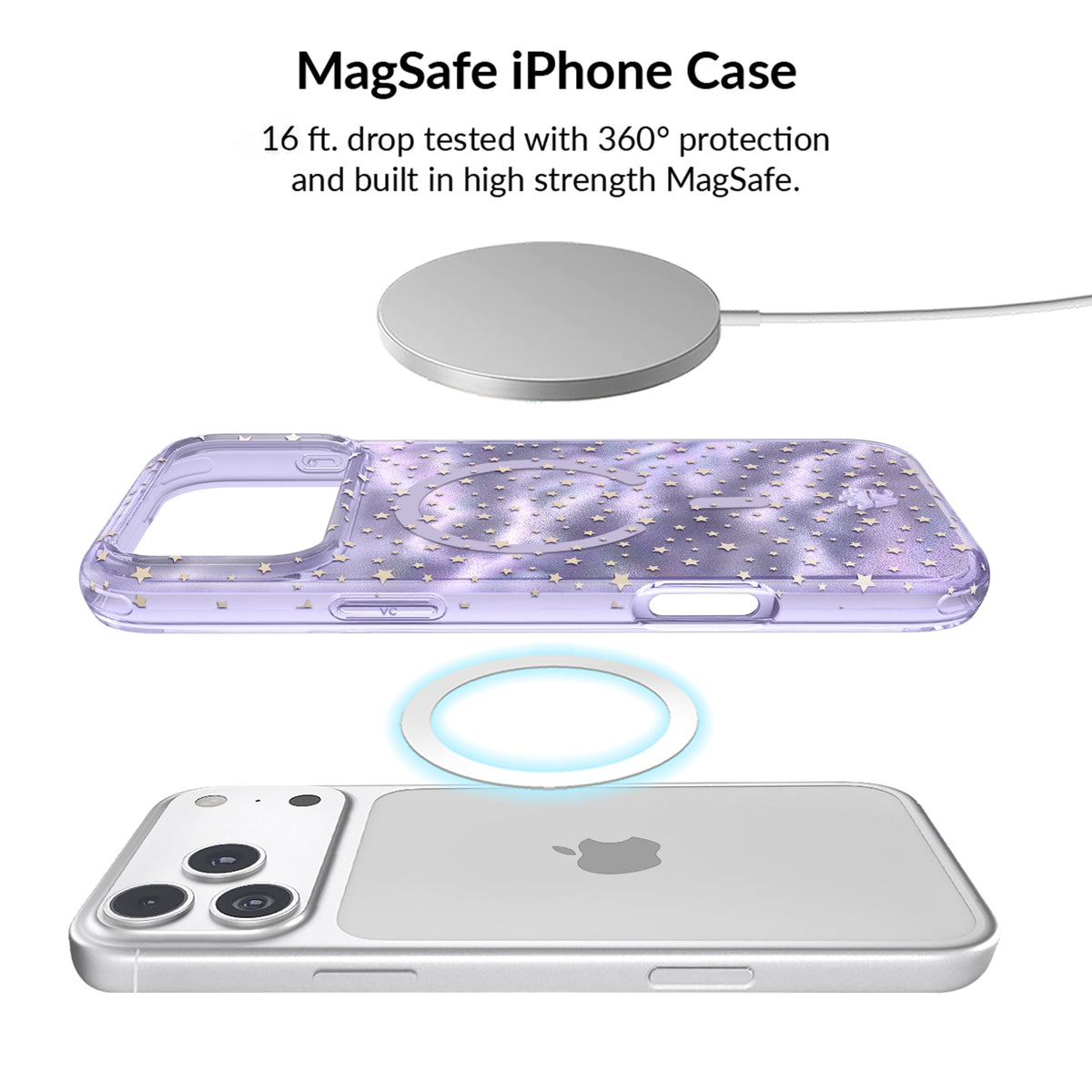 Lilac Celestial Stars iPhone Bundle Set