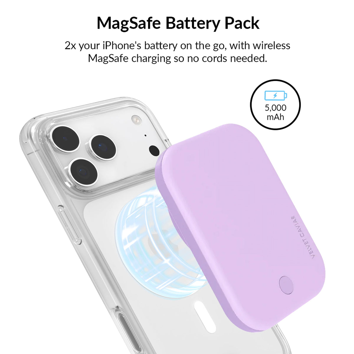 Lilac Stardust Glitter iPhone Bundle Set