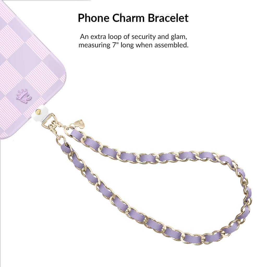 Lilac Vibe Checkered iPhone Bundle Set