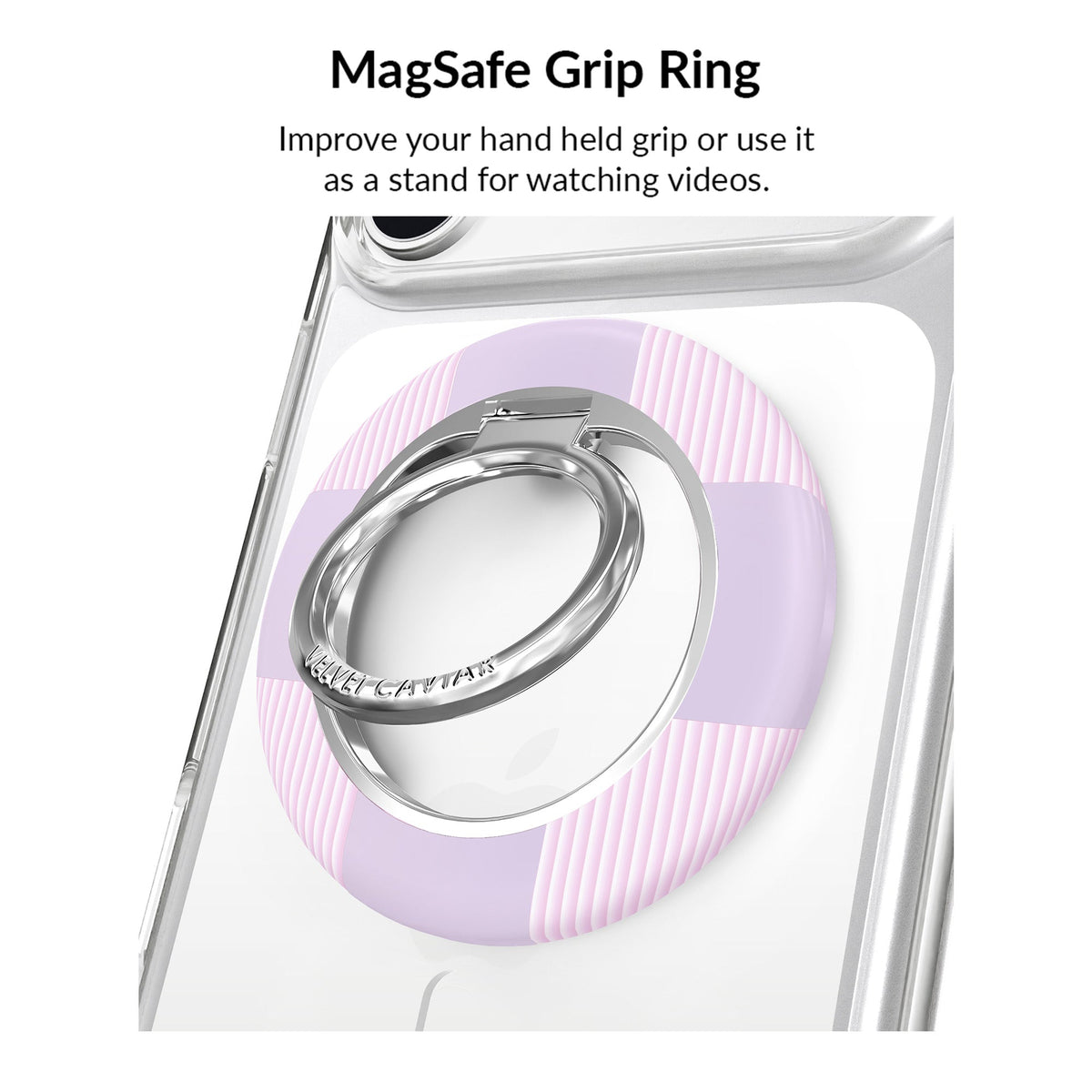 Lilac Vibe Checkered iPhone Bundle Set