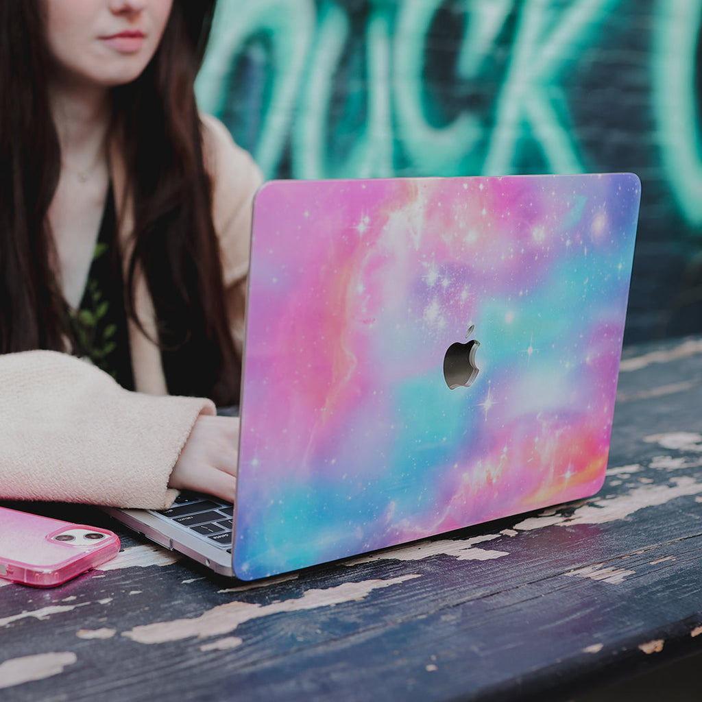 Pastel Galaxy MacBook Case