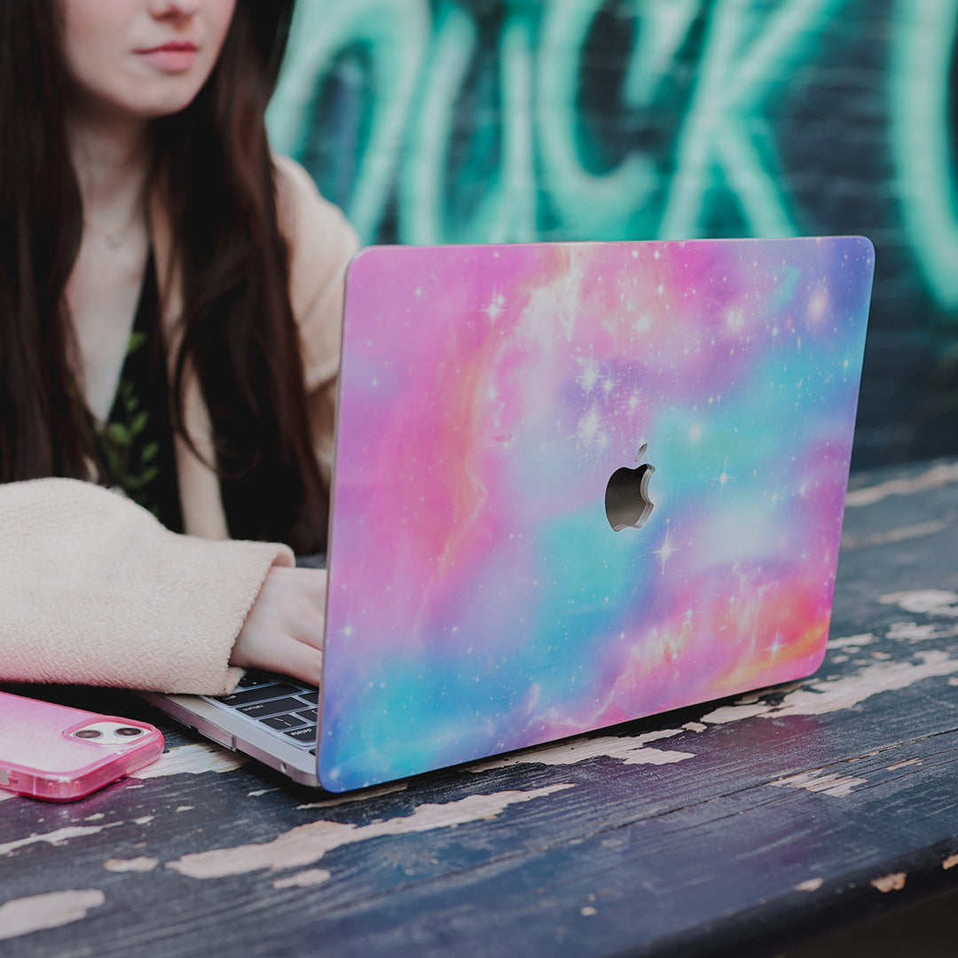 Pastel Galaxy MacBook Case