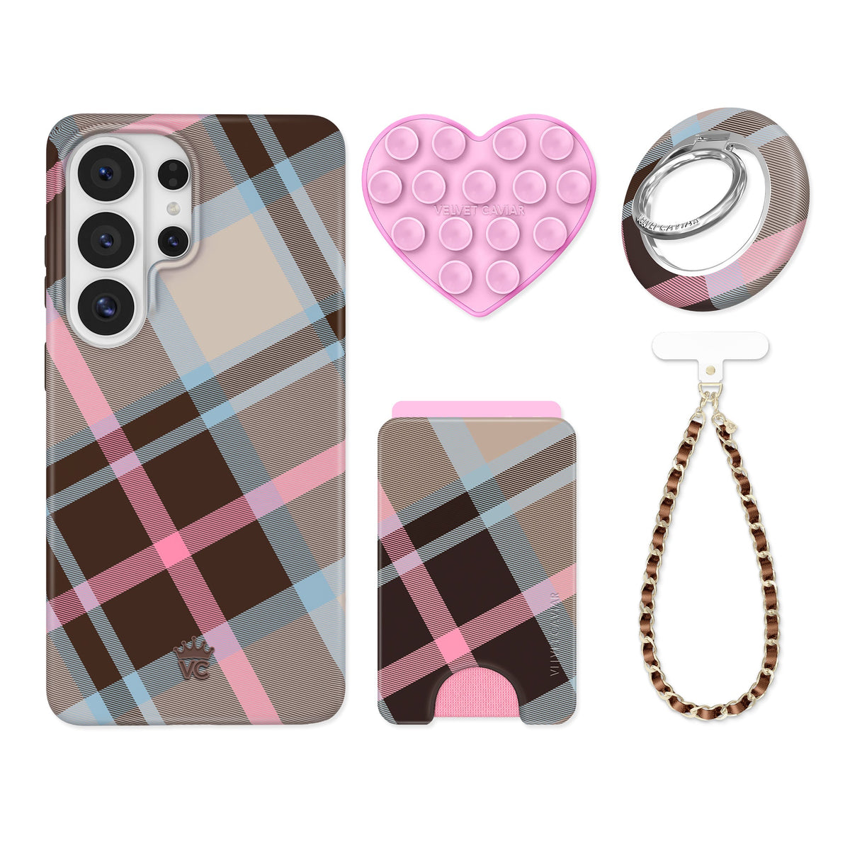 London Plaid Samsung Bundle Set