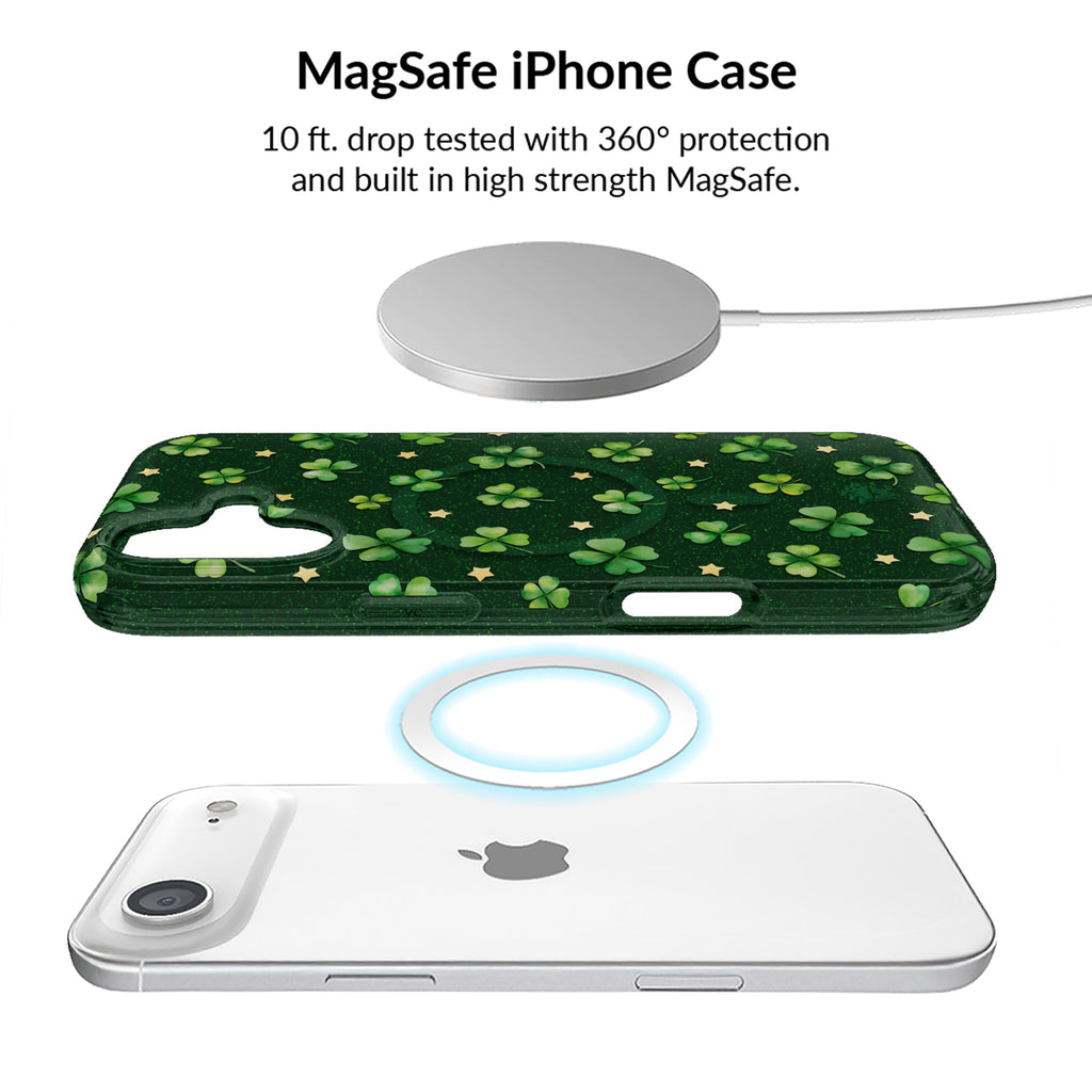 Lucky Clover Glitter iPhone Bundle Set
