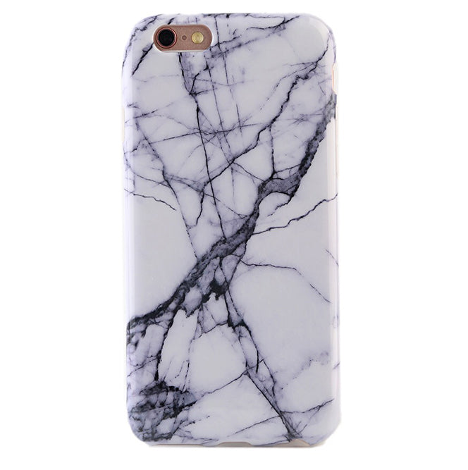 White & Gray Marble iPhone Case