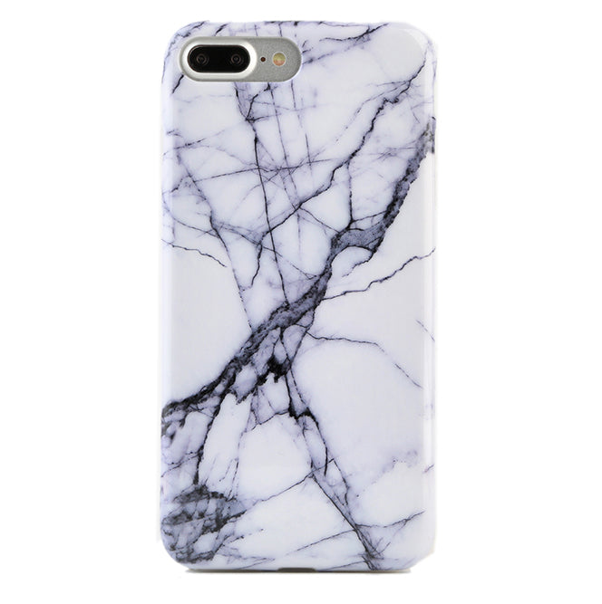 White & Gray Marble iPhone Case