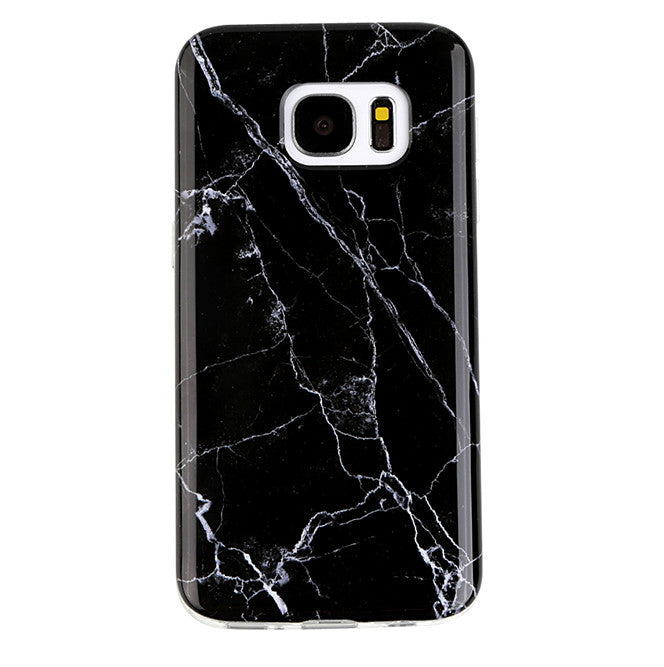 Black Marble Samsung Case
