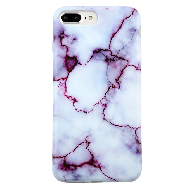 Purple Streak Marble iPhone Case